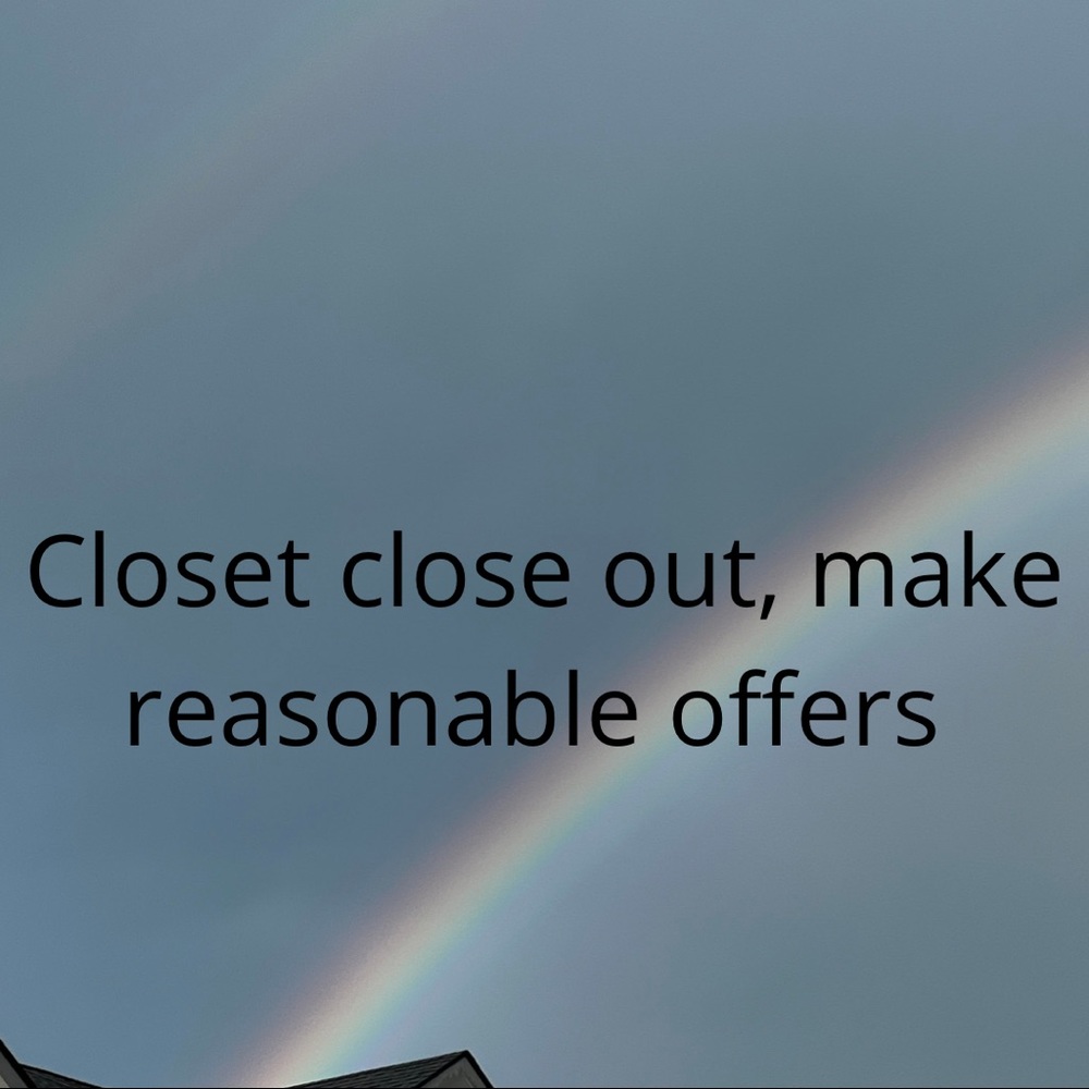 Closet clear out , reasonable offers accepted